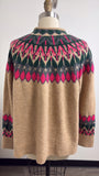 CeCe Brown Sweater, L