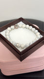 New Pictures on Gold #10 Stainless Steel Baseball Bead Stretch Bracelet