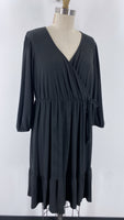 New Vibe Black Dress, 2X