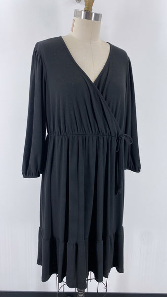 New Vibe Black Dress, 2X