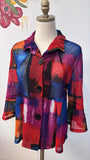 Damee, Inc Sheer Jacket, M