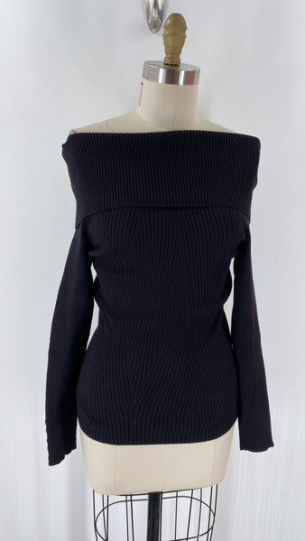 White House Black Market Black Sweater, XS
