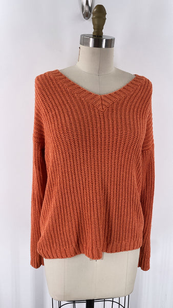 Soft Surroundings Orange Sweater, XS