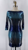 Boston Proper Sequin Dress, XS