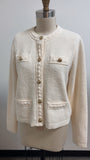H&M Cream Sweater, M