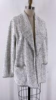 Max Studio White/Black Blazer Jacket, 1X