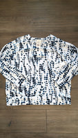 New Sportelle White/Blue Top, 1X