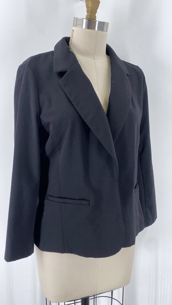 Croft & Barrow Black Blazer Jacket, M