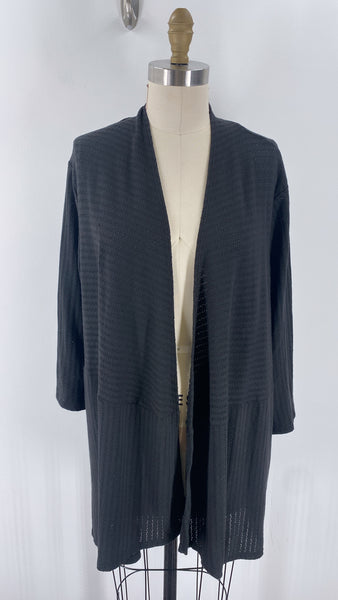 New Naif Black Cardigan, 2X