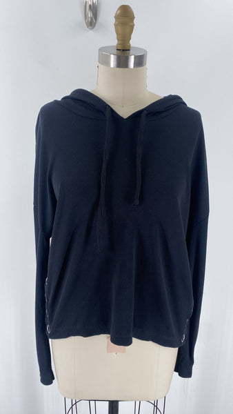 New Chaser Black Hooded Top, S
