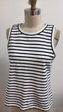 New Talbots Stripe Top, M