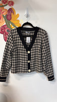 Dex Black Snap Front Jacket, XL