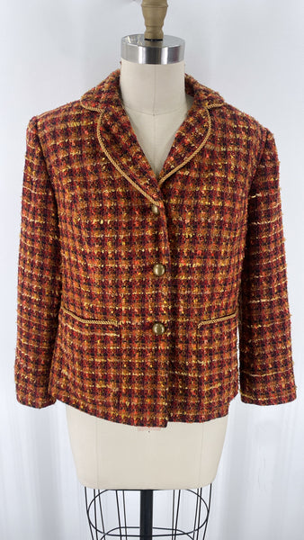 Coldwater Creek Tweed Jacket, S Petite