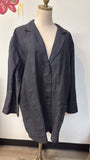 Eileen Fisher 100% Organic Linen Jacket, XL
