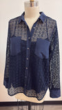 J. Crew Blue Top, 14