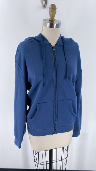 Obsessive Love Blue Hoodie Jacket, S