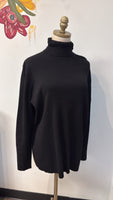 Anne Klein Black Turtleneck Sweater, 1X