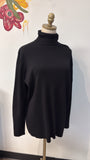 Anne Klein Black Turtleneck Sweater, 1X