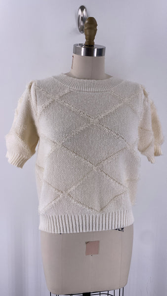 Ces Femme White Sweater, L
