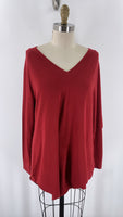 Soft Surroundings Red Sweater, M