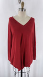 Soft Surroundings Red Sweater, M