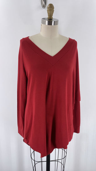 Soft Surroundings Red Sweater, M