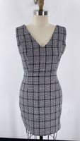 New Favlux Louise Checkered Black Dress, M