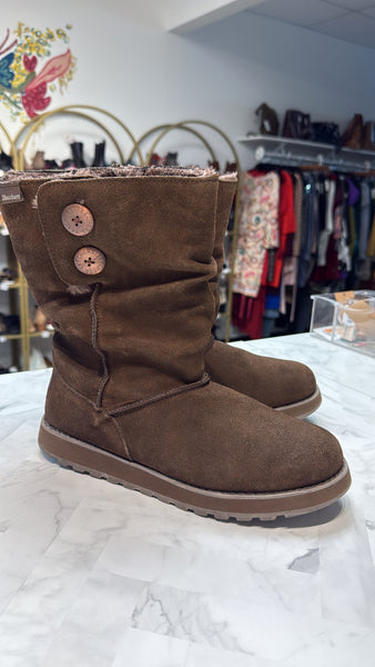 Skechers Brown Suede Boots, 10