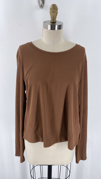 Freely Brown Pullover, L