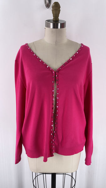 Bechamel Pink Cardigan, XL