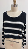 Promesa Black Cropped Sweater, M