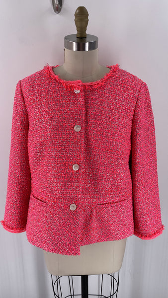 Talbots Pink Blazer Jacket, 16 Petite