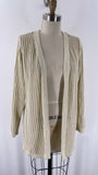 Old Navy Tan Open Stitch Cardigan, S
