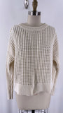 Old Navy Tan Open Stitch Sweater, L Tall