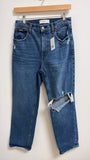 Abercrombie & Fitch 90s Straight Ultra High Rise 28" Inseam Jeans, 27 (4) Short