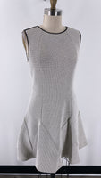 New Rebecca Taylor Black/Chalk Do Jacquard Dress, 8
