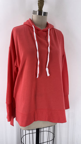 New Ultra Flirt Pink Hoodie Sweatshirt, 1X