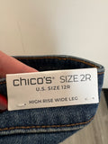 New Chico's Wide Leg 32" Inseam Jeans, 12