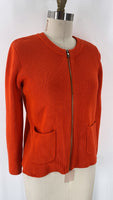 Loft  Zip Front Cardigan, M