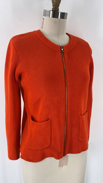 Loft  Zip Front Cardigan, M