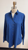Chico's Blue/Black Stripe Top, 12