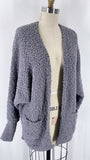Merokeety Gray Cardigan, M