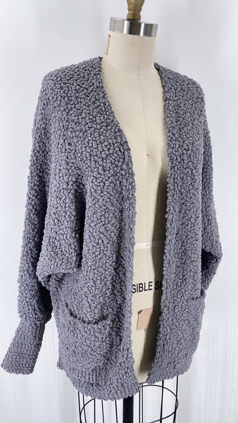 Merokeety Gray Cardigan, M