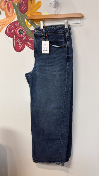 Old Navy High Rise Sky Hi Wide Leg Jeans, 12 Petite