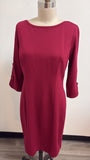 New Talbots Burgundy Dress, 8