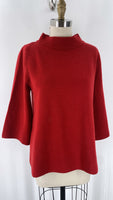 I.N. Studio Metallic Red Sweater, M
