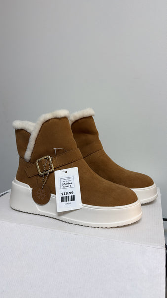 Urban Sport by J/Slides Brown Boots, 7
