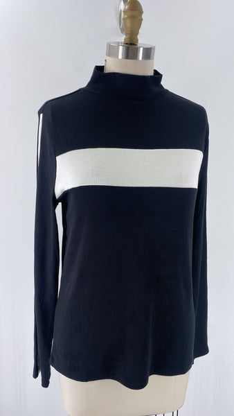 Lou & Grey Black Sweater, XL