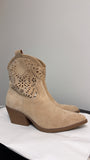 Top Moda Tan Cowboy Boots, 10