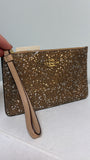 Coach Star Glitter Wristlet, 7"x4"
